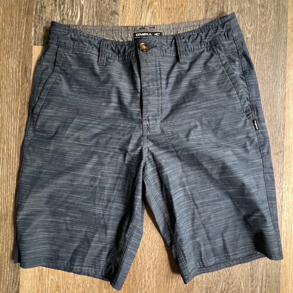 O'Neill Hybrid Shorts Mens Size 30 Blue Space Dye Hyperdry Quick Dry 1577‎